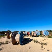 bobine in legno per cavi  elettrici