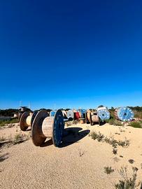 bobine in legno per cavi  elettrici