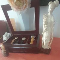 SCATOLA IN ARGENTO PORTA OROLOGI 