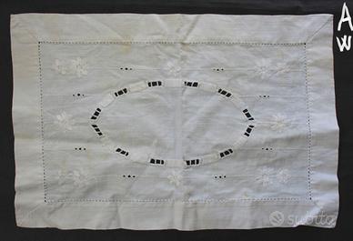 Lino e Uncinetto a mano 2 MODELLI - anni 30/70