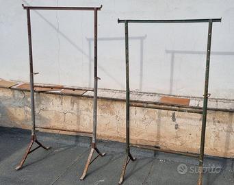 Coppia di cavalletti regolabili in ferro 170 - 185