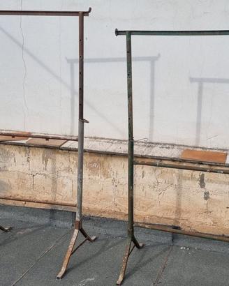 Coppia di cavalletti regolabili in ferro 170 - 185
