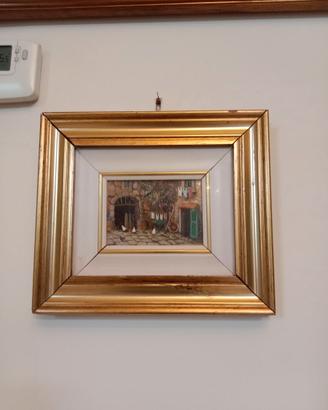 QUADRO OLIO SU TELA DI GINO PRISCO
