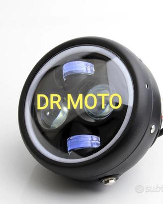 Fari cafe racer led universale moto