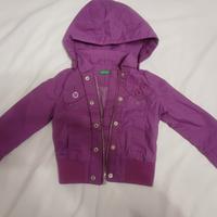 giubbino Benetton bimba 9/12 mesi 74cm antipioggia