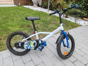 Bici BTWIN 16 pollici per bambini da 4/7 anni