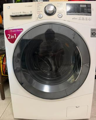 Lavasciuga LG 9/6 kg Direct Drive TrueSteam