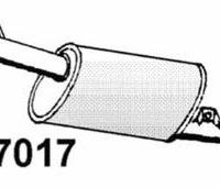 SILENZIATORE TERMINALE ALFA ROMEO 90 2,4cc TD