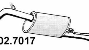 SILENZIATORE TERMINALE ALFA ROMEO 90 2,4cc TD