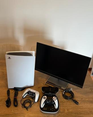 PS5 V.disco+Monitor Gaming