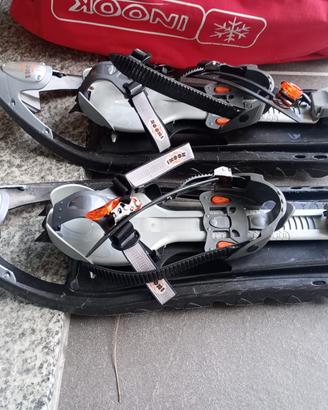 Ciaspole Inook con custodia originale , condiz. OK