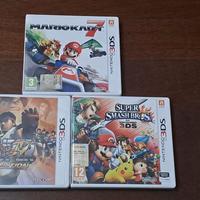 lotto 3 giochi Nintendo 3ds Super mario e amici