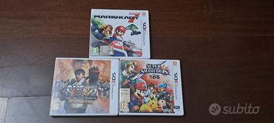 lotto 3 giochi Nintendo 3ds Super mario e amici