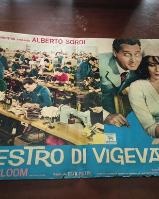 vechio e raro manifesto il maestro di vigevano 196