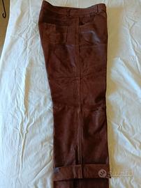 pantalone in pelle