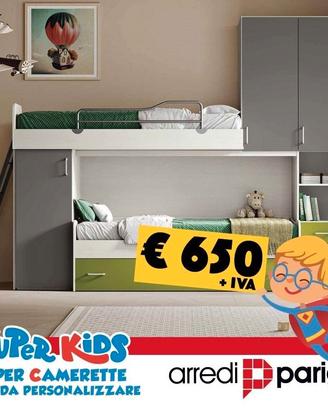 -Cameretta a soppalco- RETI A DOGHE - Promozione s