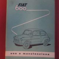 FIAT 600 Manuale USO MANUTENZIONE originale 1959