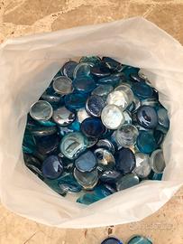 Pietre decorative azzurre kg. 3