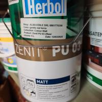 Herbol 5lt.Idrosmalto murale opaco, superlavabile,