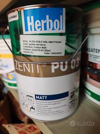 Herbol 5lt.Idrosmalto murale opaco, superlavabile,