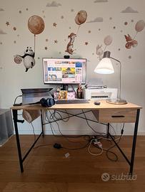 Scrivania mini per angolo pc
