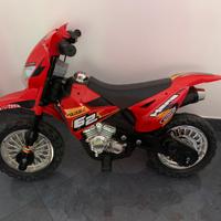 Moto cross enduro a battetia 12v per bambini