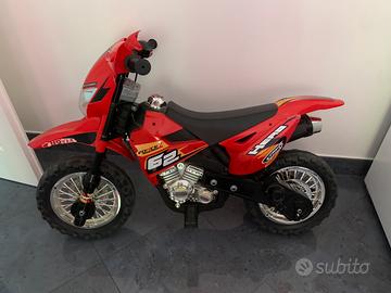 Moto cross enduro a battetia 12v per bambini