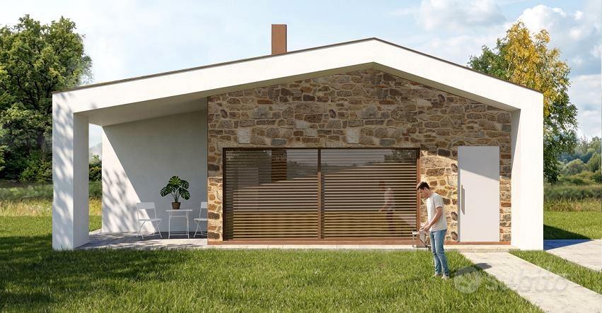 Terreno e progetto casa moderna - Vista 3