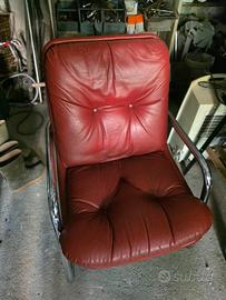 Coppia di poltrone/sedie vintage anni '70/'80