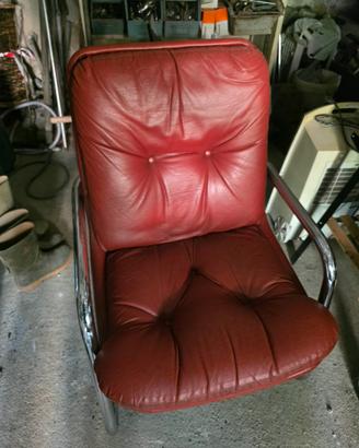 Coppia di poltrone/sedie vintage anni '70/'80