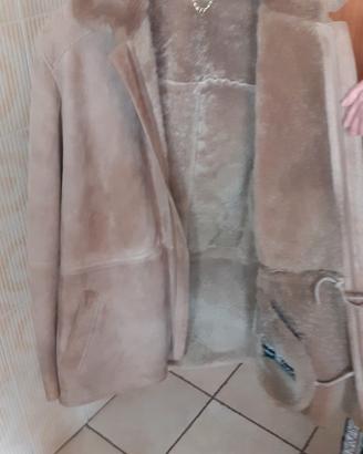 Giacca montone vintage taglia 52