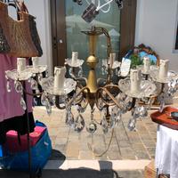 Lampadario anni ‘50 con gocce