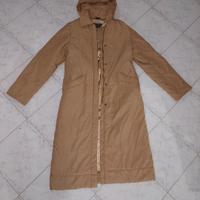 Parka lungo beige
