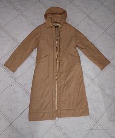 Parka lungo beige