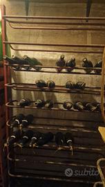 porta bottiglie in ferro 183x 100