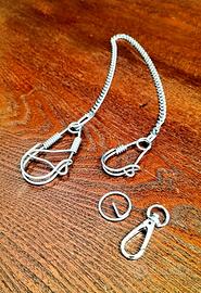 catena  jeans punk rock-48 cm,
in acciaio inox

