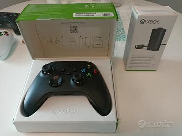 Controller Xbox S/X nero + batteria charge & play
