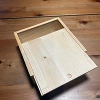 5 scatole in legno non trattato