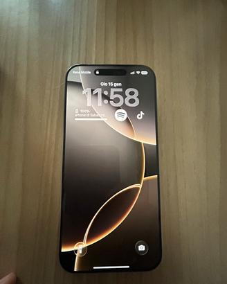 Iphone 16 pro max 100% Batteria