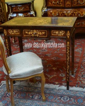Scrittoio-console intarsiato cm.80 stile Luigi XVI