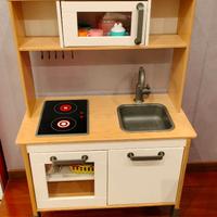 Cucina gioco IKEA, betulla, 72x40x109 + accessori