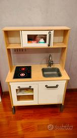 Cucina gioco IKEA, betulla, 72x40x109 + accessori