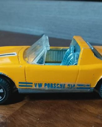 POLITOYS E17 VW VOLKSWAGEN PORSCHE 914 YELLOW 1:43