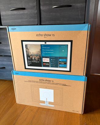 Amazon Echo show 15” 2nd gen + stand