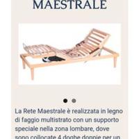 Letto motorizzato con materasso 120x190