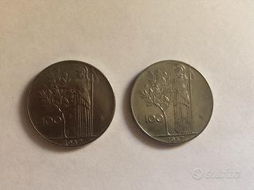 100 lire minerva 1957 BB