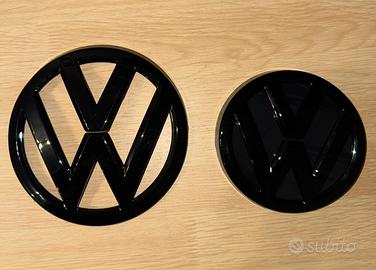 Logo Vw Golf 6/7 nero lucido