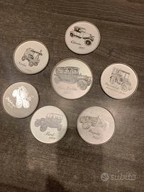 Sotto bicchieri e sotto bottiglia vintage