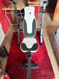 Panca con spot per bilancere e leg extension