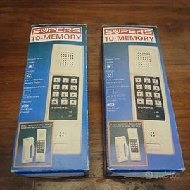 Coppia Telefoni da Muro Vintage SUPERS 10-Memory